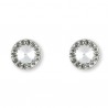 Pendientes plata piedras
