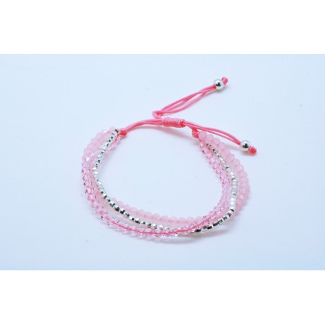 Pulsera 3 Vias rosa