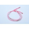 Pulsera 3 Vias rosa