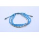 Pulsera 3 Vias Celeste