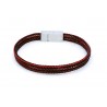 Pulsera Roja Unisex + Cierre Acero