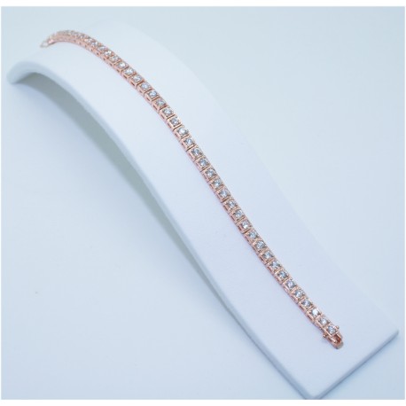 Pulsera Color Oro Rosa