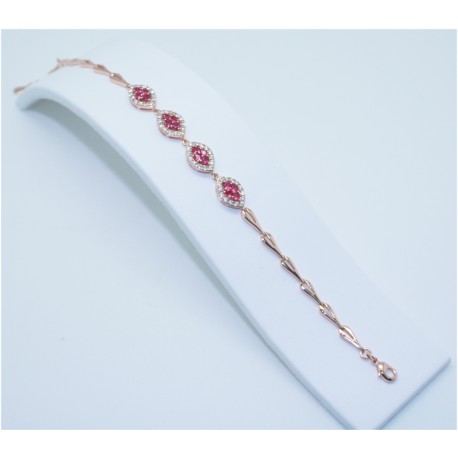 Pulsera Color Oro Rosa