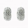 Pendientes plata strass