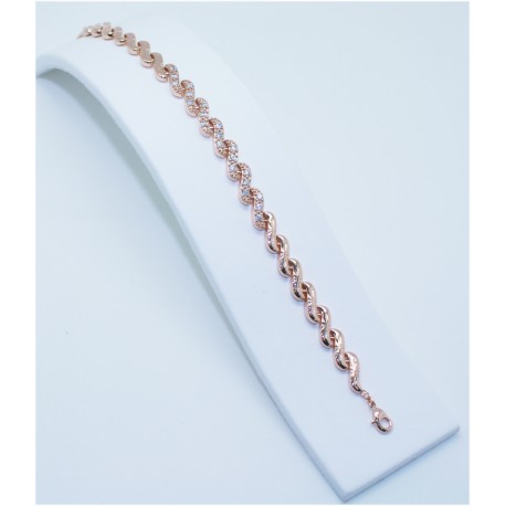 Pulsera Color Oro Rosa