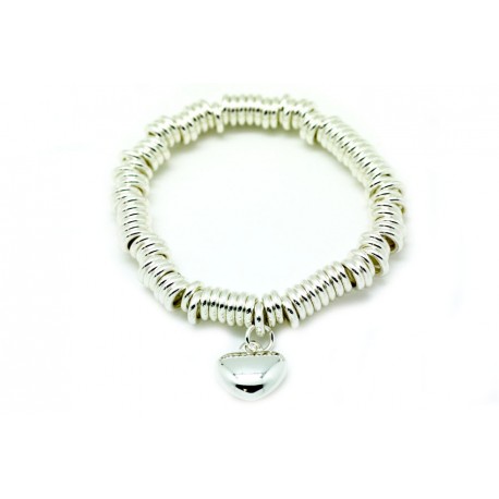 Pulsera Aros + Colgante Corazón