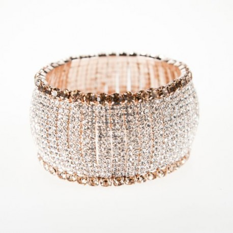 Brazalete Elastico Color Rose Gold