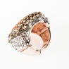 Anillo Elástico + Stras Rose Gold