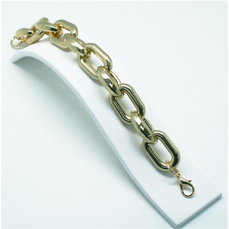 Pulsera Dorada Eslabones