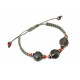 Pulsera Trenzada Gris