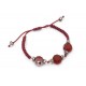 Pulsera Trenzada Roja