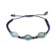 Pulsera Trenzada Azul