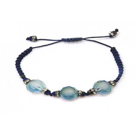 Pulsera Trenzada Azul