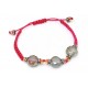 Pulsera Trenzada Fucsia