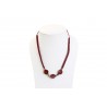 Collar Trenzado Rojo