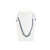 Collar Trenzado Celeste