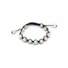 Pulsera Trenzada + Perlas