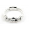 Pulsera Cuero Unisex + Cierre Acero