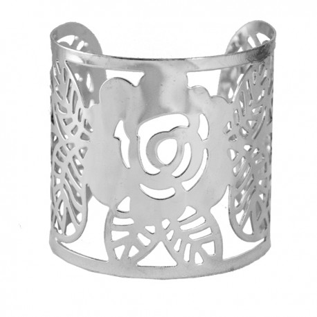 Brazalete ancho flores