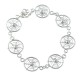 Pulsera plata atrapasueños