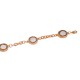 Pulsera rodio con eslabones de nácar