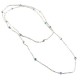 collar largo con cristales Swarovski