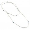 collar largo con cristales Swarovski