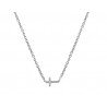 Collar plata cruz