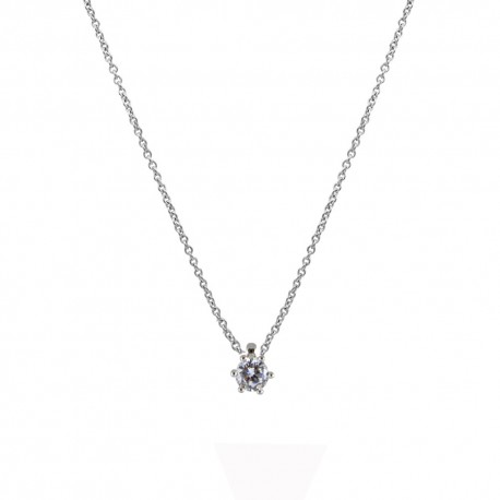 Collar con colgante piedra