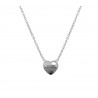 Collar Plata + Colgante corazón always together