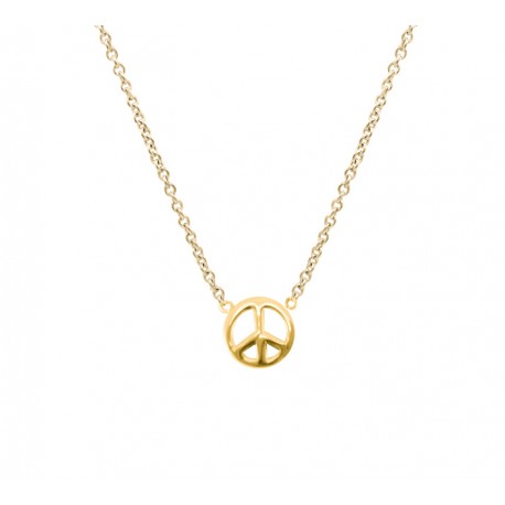 Collar plata paz
