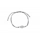 Pulsera Mano plata hilo