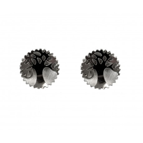 Pendientes plata árbol de la vida