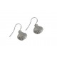 Pendientes plata concha