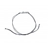Pulsera Hilo + love plata