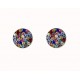 Pendientes piedras colores