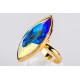 Anillo ovalado Swarovski Aurora Boreal