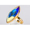 Anillo ovalado Swarovski Aurora Boreal