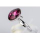 Anillo redondo Swarovski Anti Pink