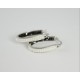 Criolla Ovalada Plata + Hematite y Perlas