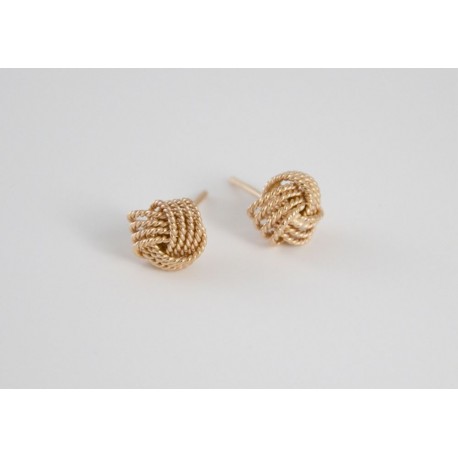 Pendientes Plata Baño Rosado