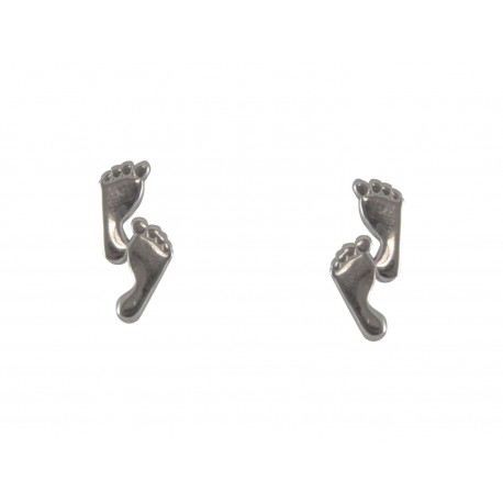 Pendientes Plata Pies