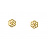 Pendientes Plata Flor