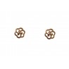 Pendientes Plata Flor
