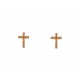 Pendientes Plata Cruz