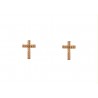 Pendientes Plata Cruz