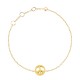 Pulsera Plata Simbolo Paz