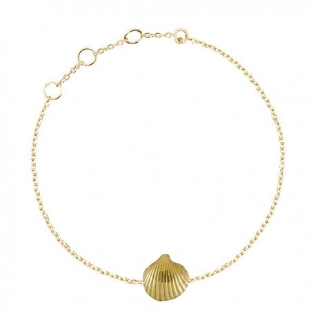 Pulsera Plata Concha