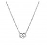 Collar Plata Corazon + Infinito