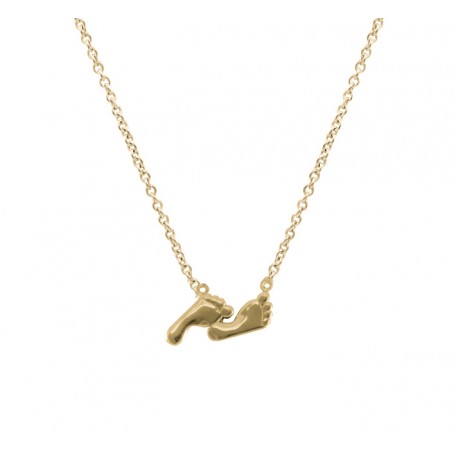 Collar Plata Pies